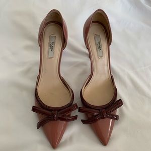 Leather Point Toes High Heels